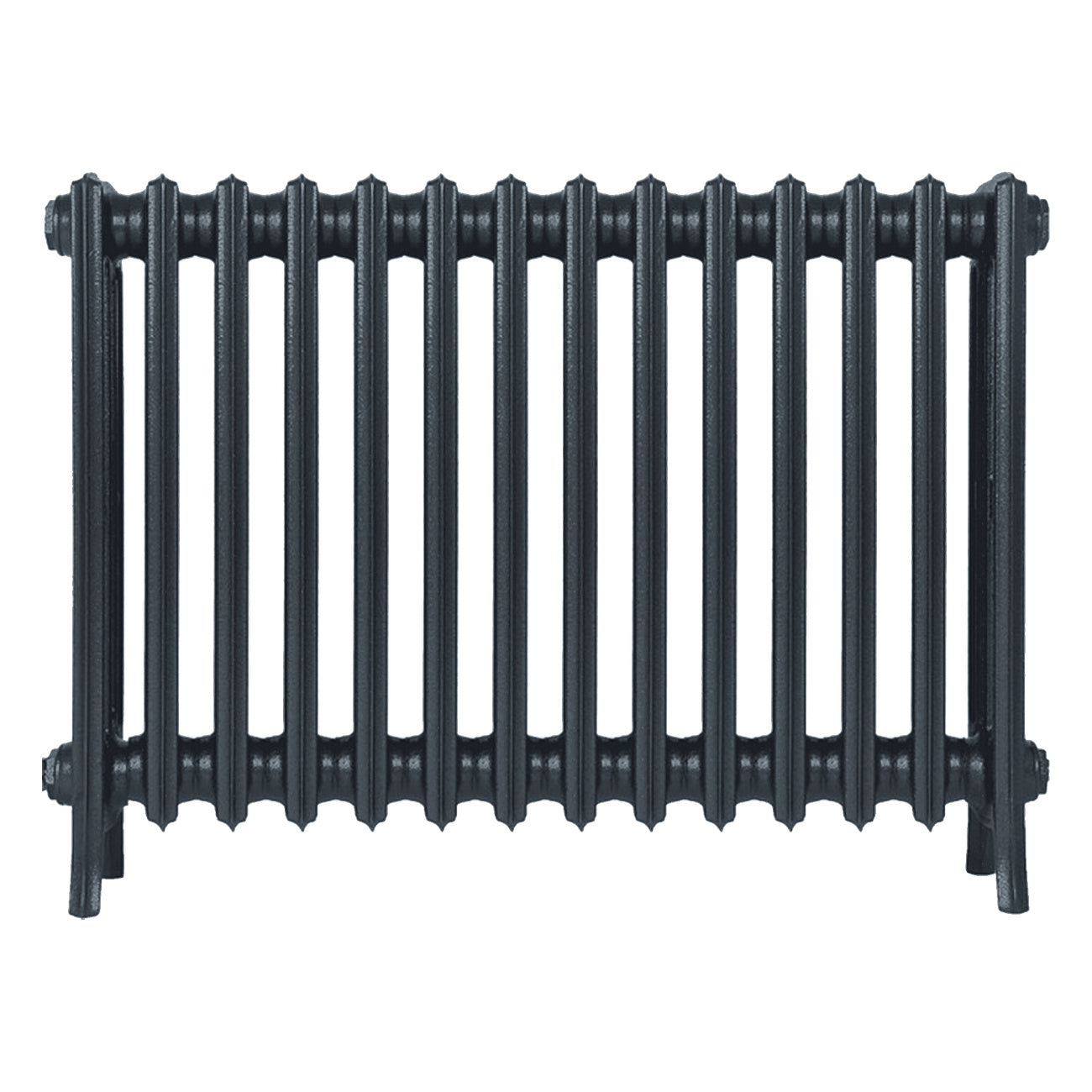 Grace - Pencil Grey Cast Iron Column Radiator H650mm x W877mm 4 Column - Floor Standing