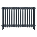Grace - Pencil Grey Cast Iron Column Radiator H650mm x W938mm 4 Column - Floor Standing