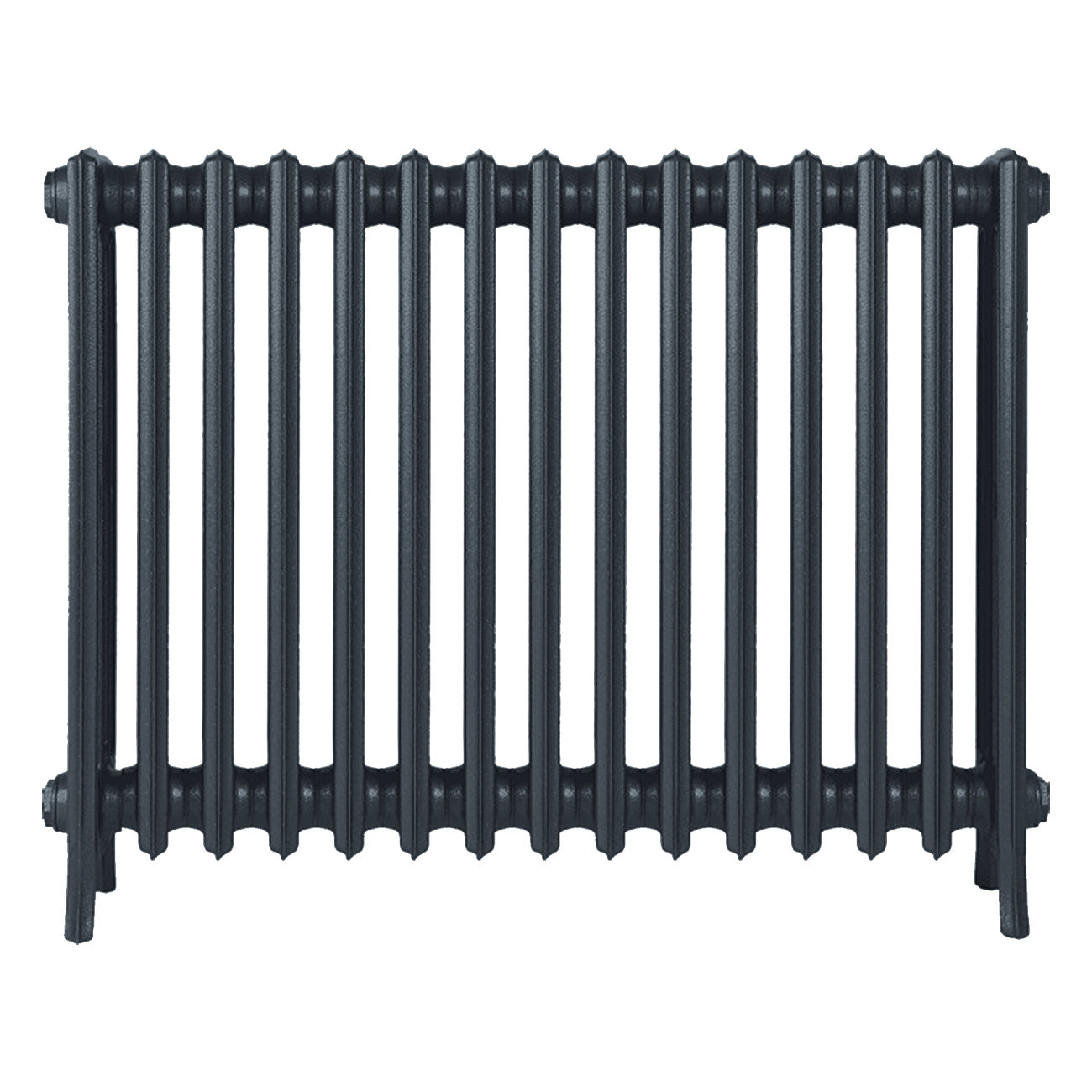 Grace - Pencil Grey Cast Iron Column Radiator H750mm x W938mm 4 Column - Floor Standing