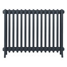 Grace - Pencil Grey Cast Iron Column Radiator H750mm x W938mm 4 Column - Floor Standing