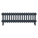Grace - Pencil Grey Cast Iron Column Radiator H350mm x W998mm 4 Column - Floor Standing