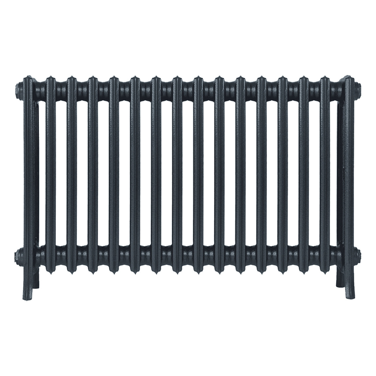 Grace - Pencil Grey Cast Iron Column Radiator H650mm x W998mm 4 Column - Floor Standing