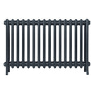 Grace - Pencil Grey Cast Iron Column Radiator H650mm x W998mm 4 Column - Floor Standing