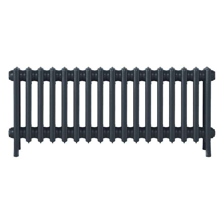 Grace - Pencil Grey Cast Iron Column Radiator H500mm x W1059mm 4 Column - Floor Standing