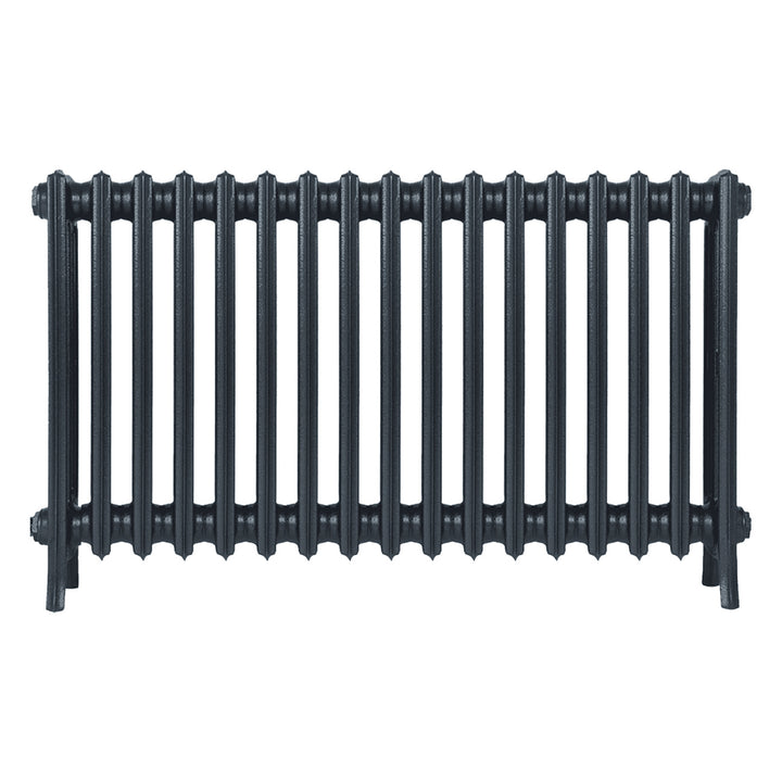 Grace - Pencil Grey Cast Iron Column Radiator H650mm x W1059mm 4 Column - Floor Standing