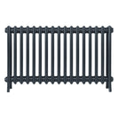 Grace - Pencil Grey Cast Iron Column Radiator H650mm x W1059mm 4 Column - Floor Standing