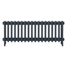 Grace - Pencil Grey Cast Iron Column Radiator H500mm x W1119mm 4 Column - Floor Standing