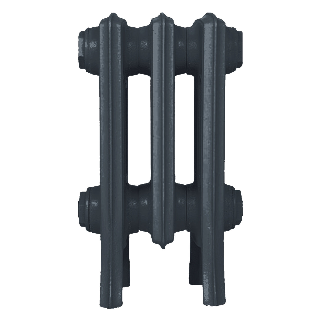 Grace - Pencil Grey Cast Iron Column Radiator H350mm x W212mm 4 Column - Floor Standing