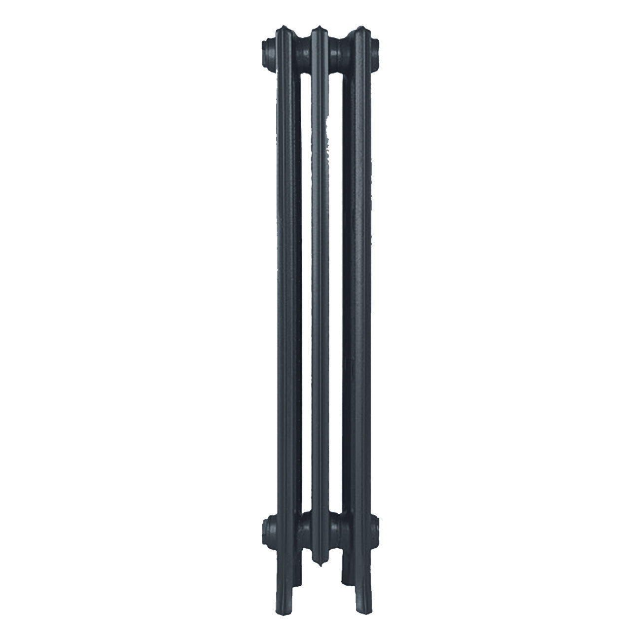 Grace - Pencil Grey Cast Iron Column Radiator H950mm x W212mm 4 Column - Floor Standing