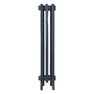 Grace - Pencil Grey Cast Iron Column Radiator H950mm x W212mm 4 Column - Floor Standing