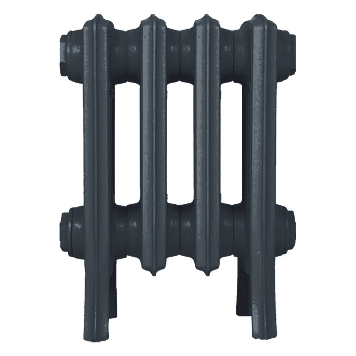 Grace - Pencil Grey Cast Iron Column Radiator H350mm x W272mm 4 Column - Floor Standing