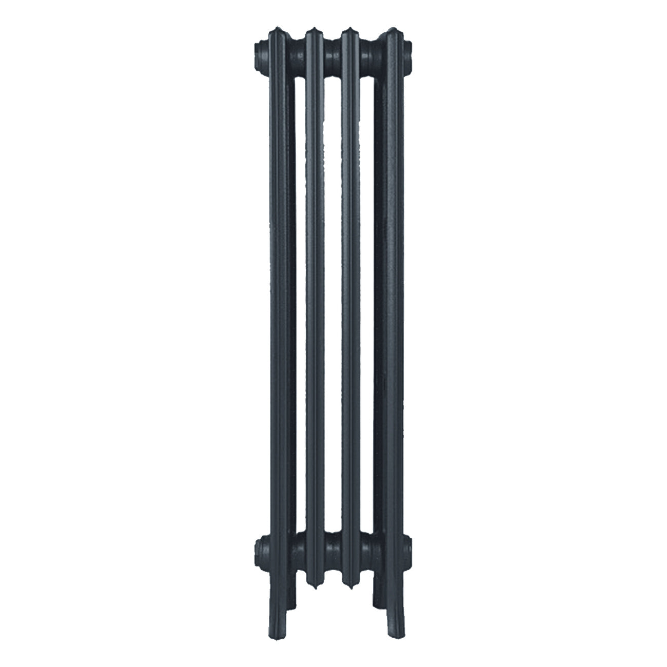 Grace - Pencil Grey Cast Iron Column Radiator H950mm x W272mm 4 Column - Floor Standing