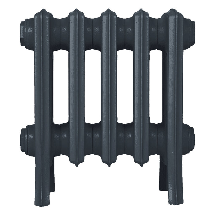 Grace - Pencil Grey Cast Iron Column Radiator H350mm x W333mm 4 Column - Floor Standing