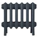 Grace - Pencil Grey Cast Iron Column Radiator H350mm x W393mm 4 Column - Floor Standing