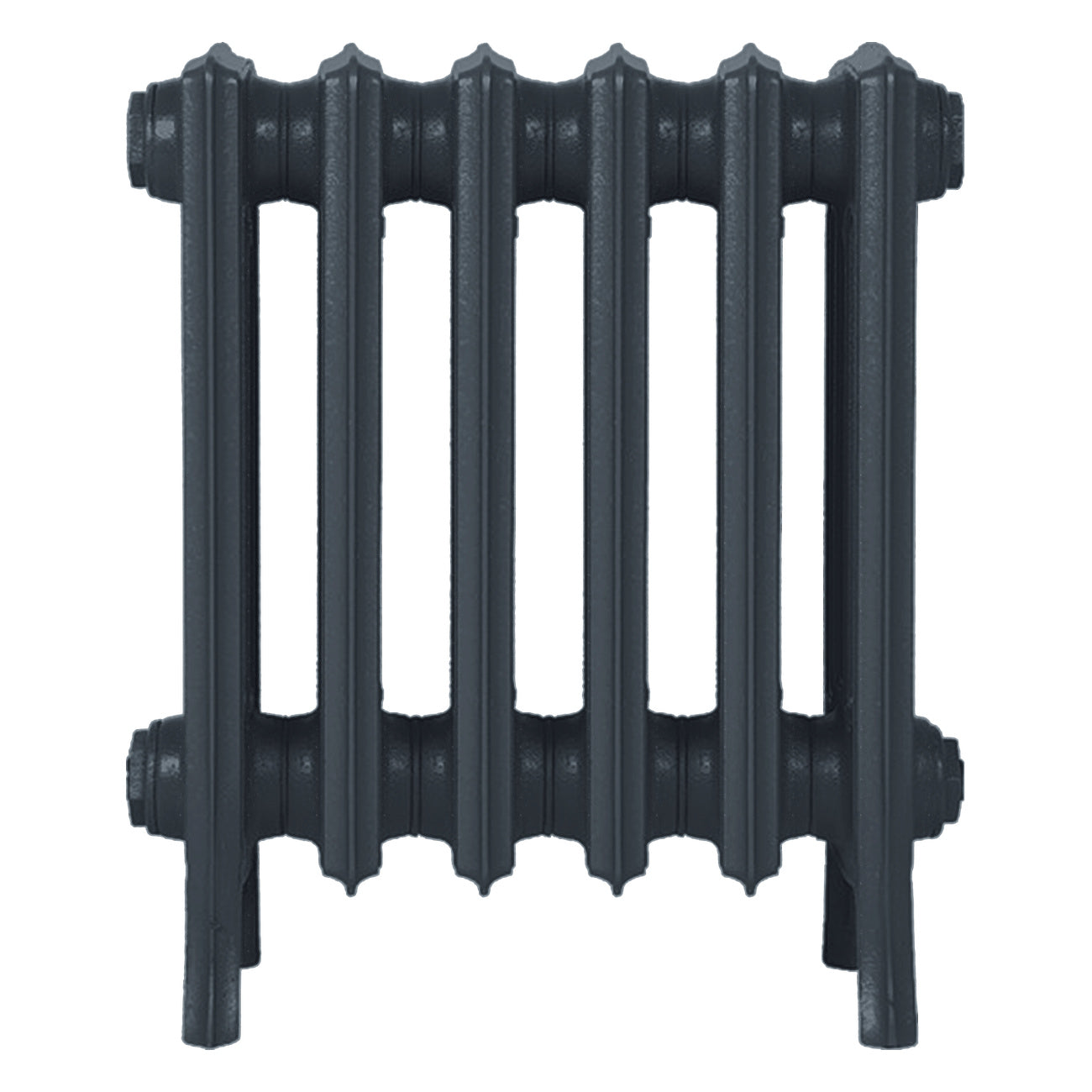 Grace - Pencil Grey Cast Iron Column Radiator H500mm x W393mm 4 Column - Floor Standing