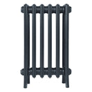 Grace - Pencil Grey Cast Iron Column Radiator H650mm x W393mm 4 Column - Floor Standing