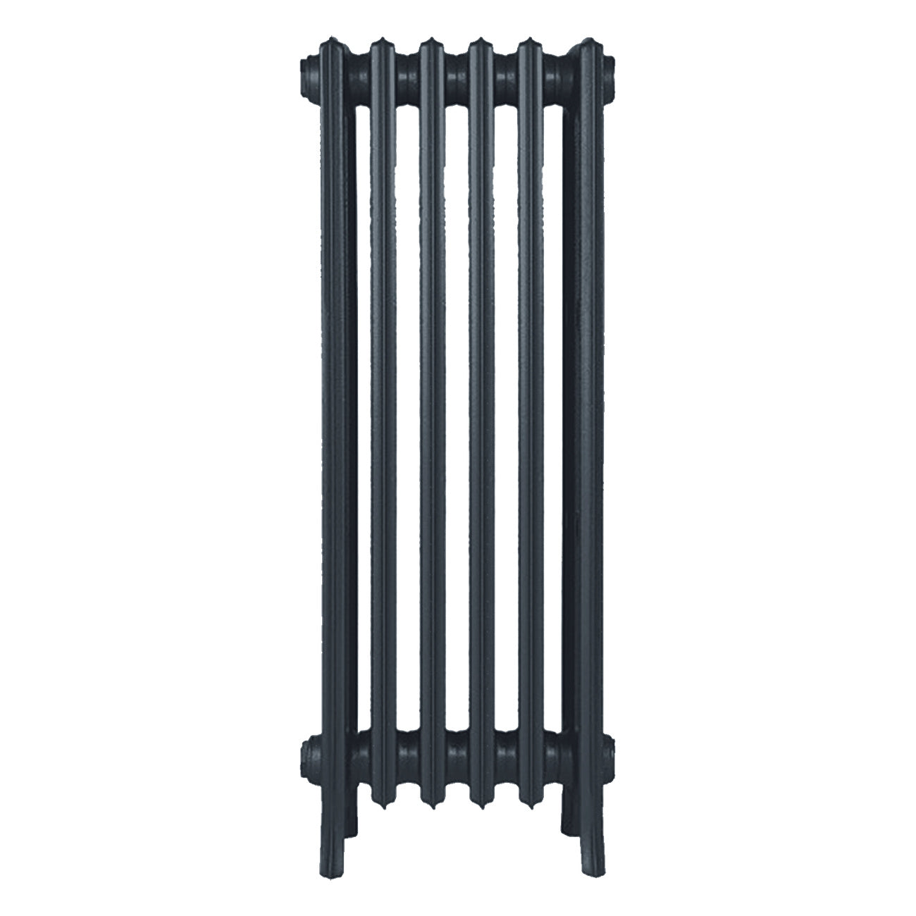 Grace - Pencil Grey Cast Iron Column Radiator H950mm x W393mm 4 Column - Floor Standing
