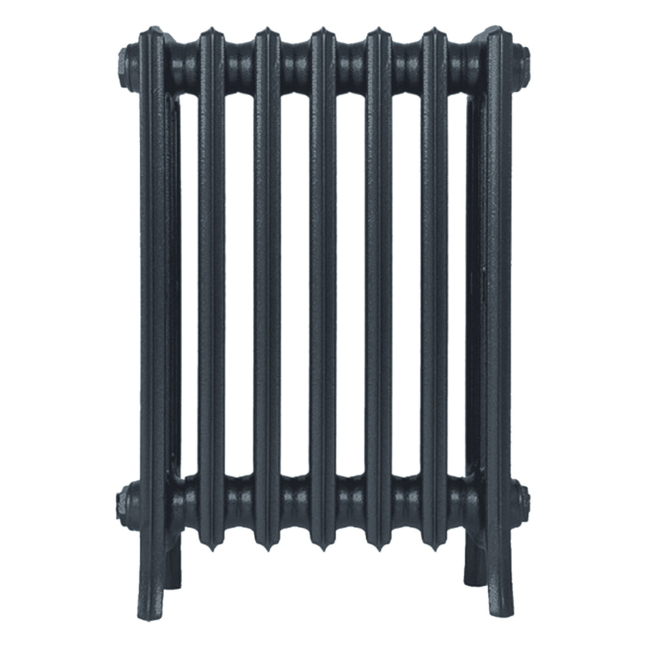 Grace - Pencil Grey Cast Iron Column Radiator H650mm x W454mm 4 Column - Floor Standing