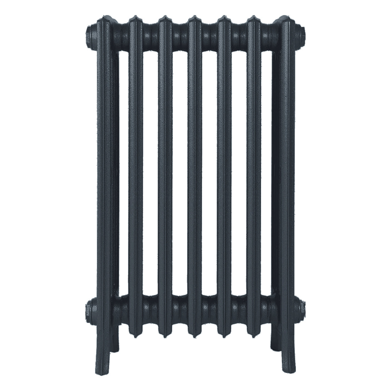 Grace - Pencil Grey Cast Iron Column Radiator H750mm x W454mm 4 Column - Floor Standing