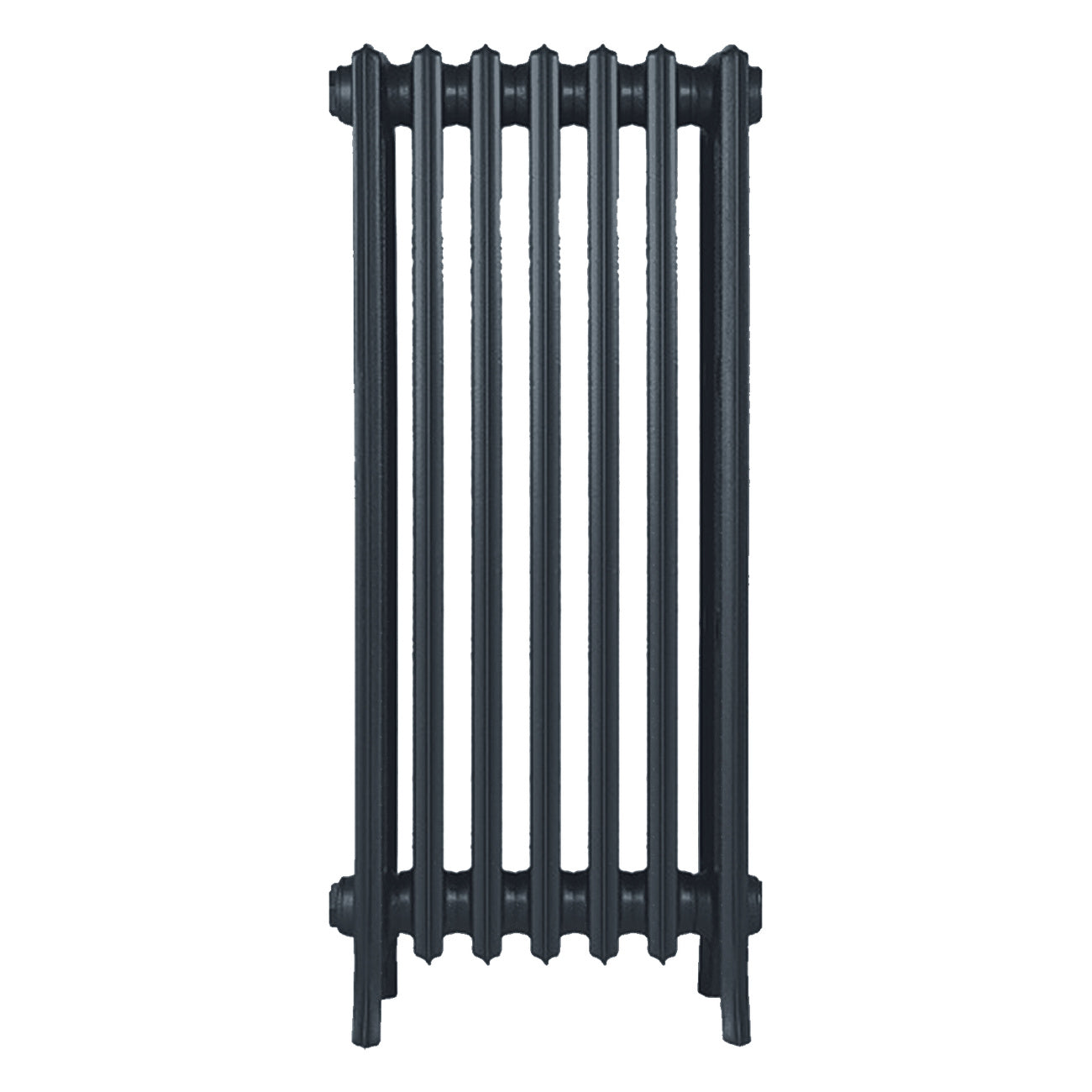Grace - Pencil Grey Cast Iron Column Radiator H950mm x W454mm 4 Column - Floor Standing