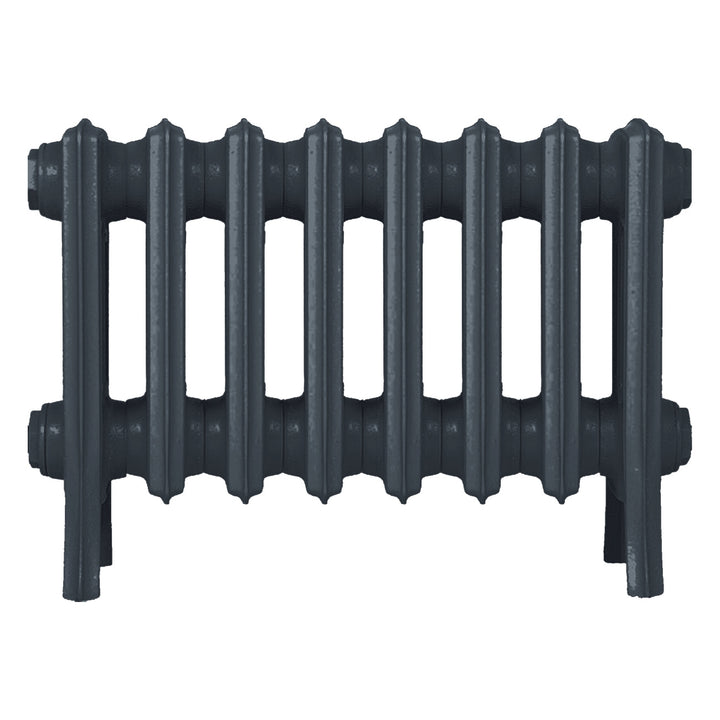 Grace - Pencil Grey Cast Iron Column Radiator H350mm x W514mm 4 Column - Floor Standing