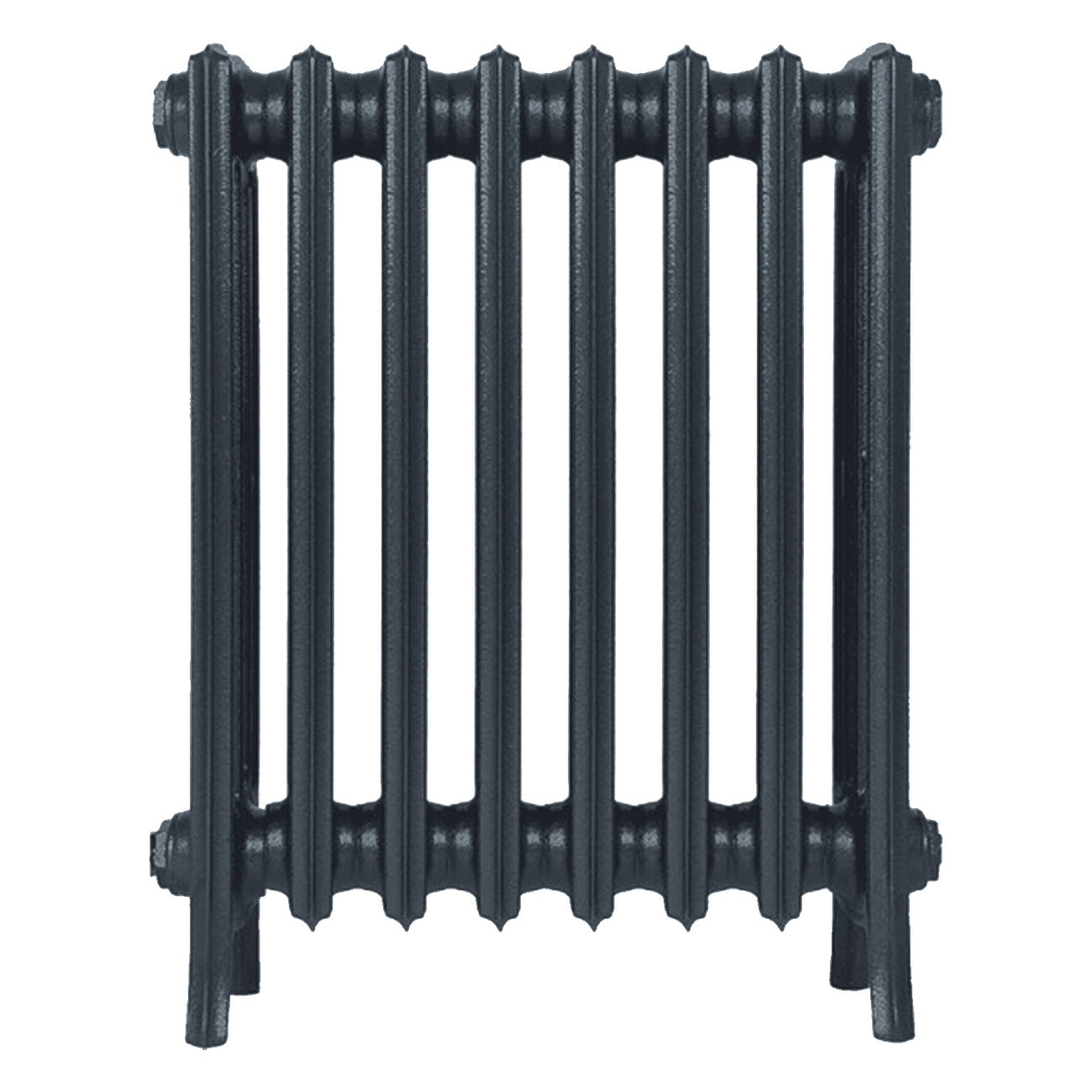 Grace - Pencil Grey Cast Iron Column Radiator H650mm x W514mm 4 Column - Floor Standing