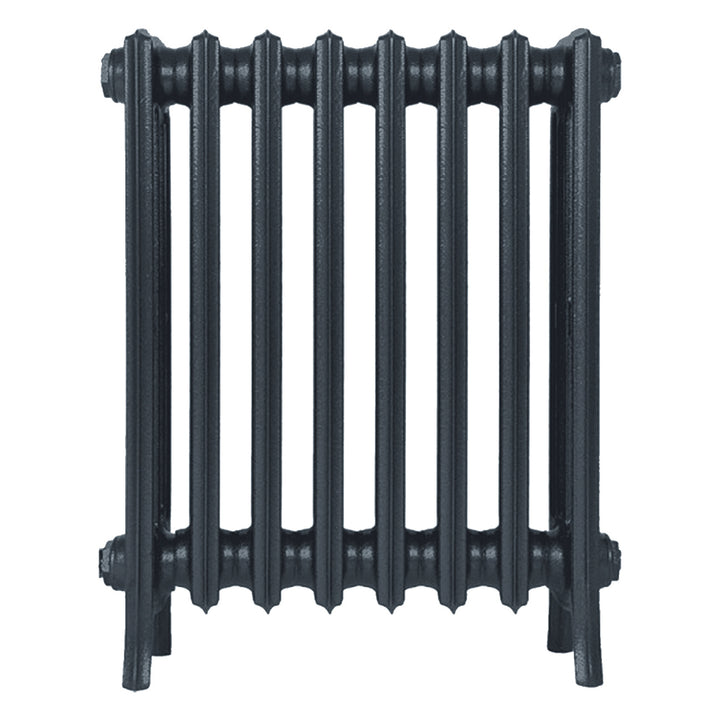 Grace - Pencil Grey Cast Iron Column Radiator H650mm x W514mm 4 Column - Floor Standing