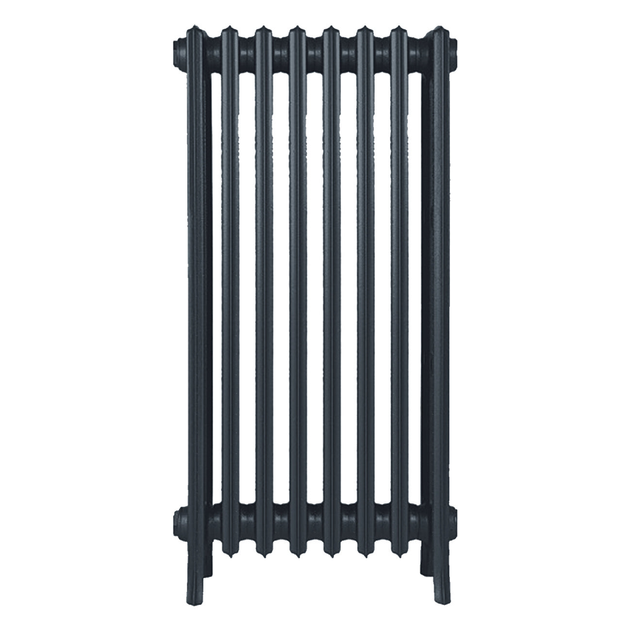 Grace - Pencil Grey Cast Iron Column Radiator H950mm x W514mm 4 Column - Floor Standing