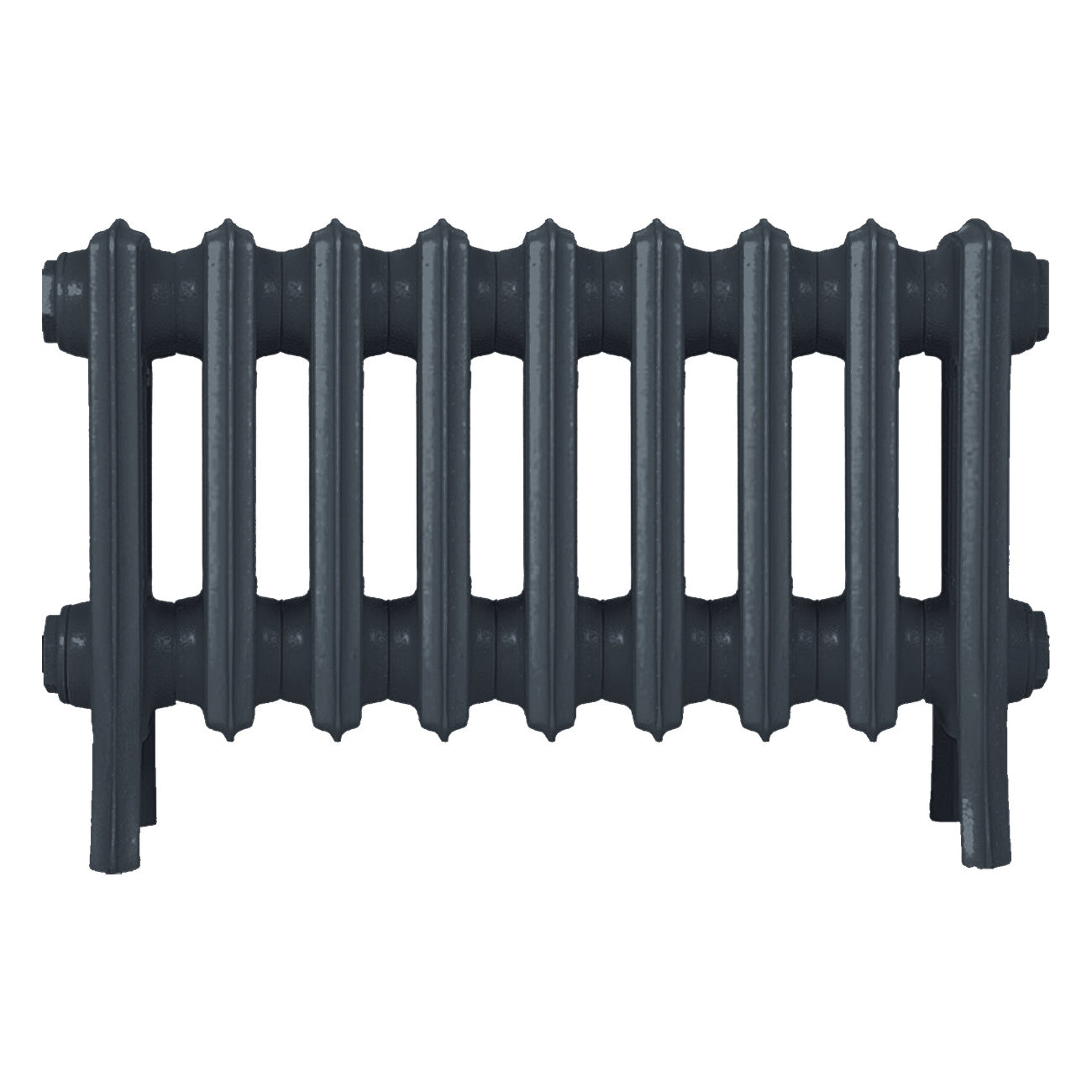 Grace - Pencil Grey Cast Iron Column Radiator H350mm x W575mm 4 Column - Floor Standing