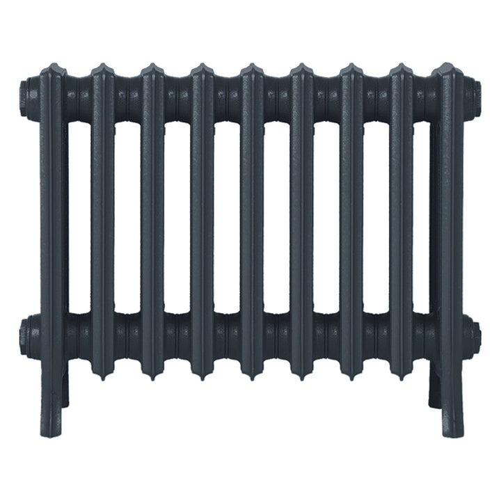 Grace - Pencil Grey Cast Iron Column Radiator H500mm x W575mm 4 Column - Floor Standing