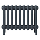 Grace - Pencil Grey Cast Iron Column Radiator H500mm x W575mm 4 Column - Floor Standing
