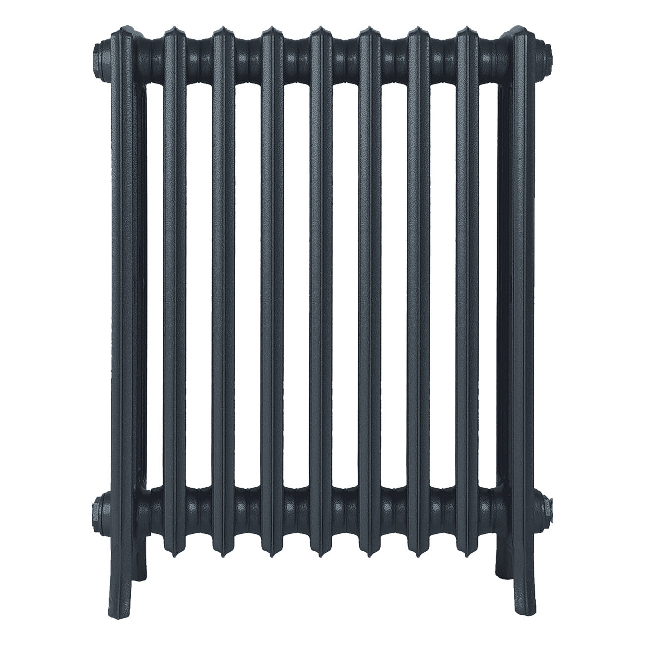 Grace - Pencil Grey Cast Iron Column Radiator H750mm x W575mm 4 Column - Floor Standing