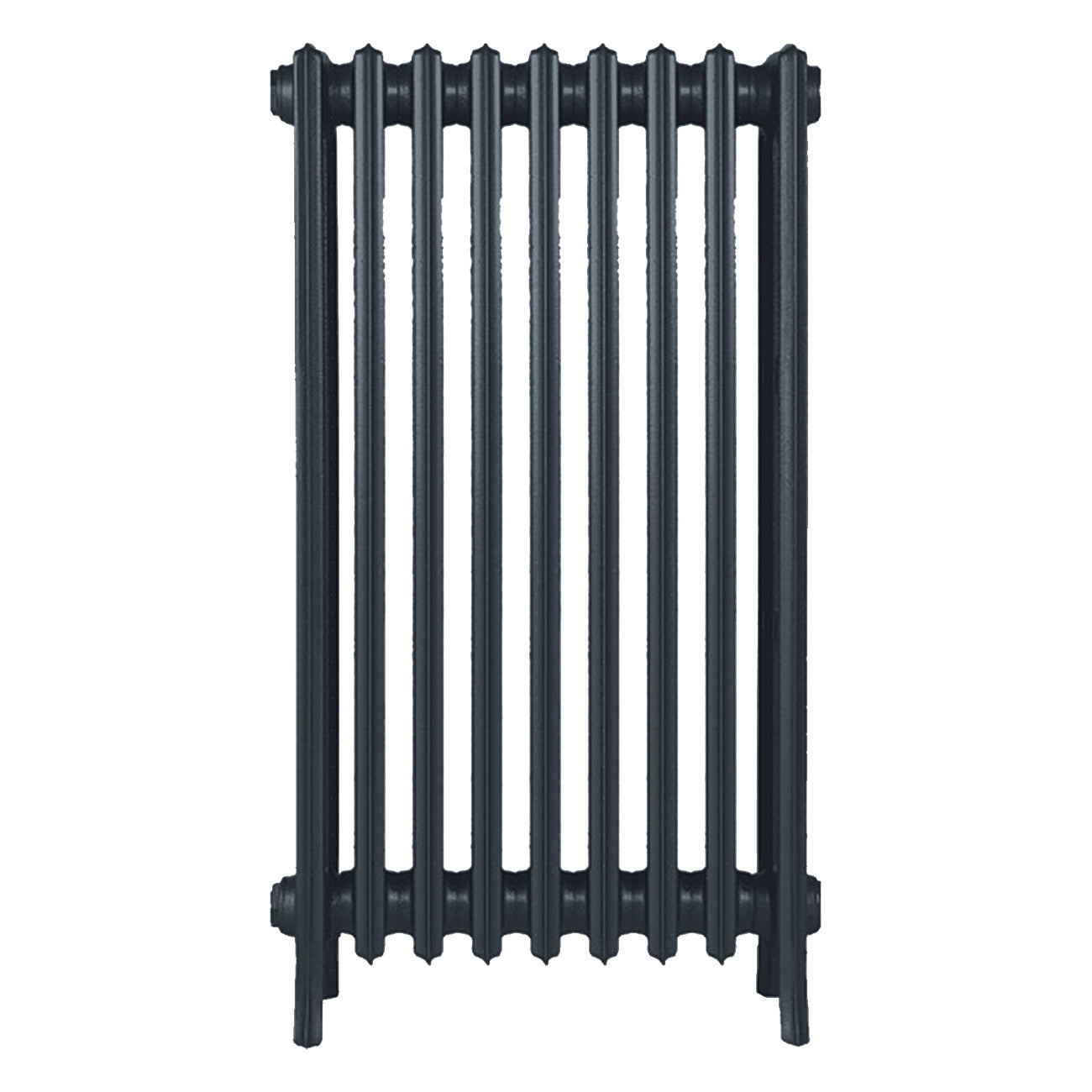 Grace - Pencil Grey Cast Iron Column Radiator H950mm x W575mm 4 Column - Floor Standing