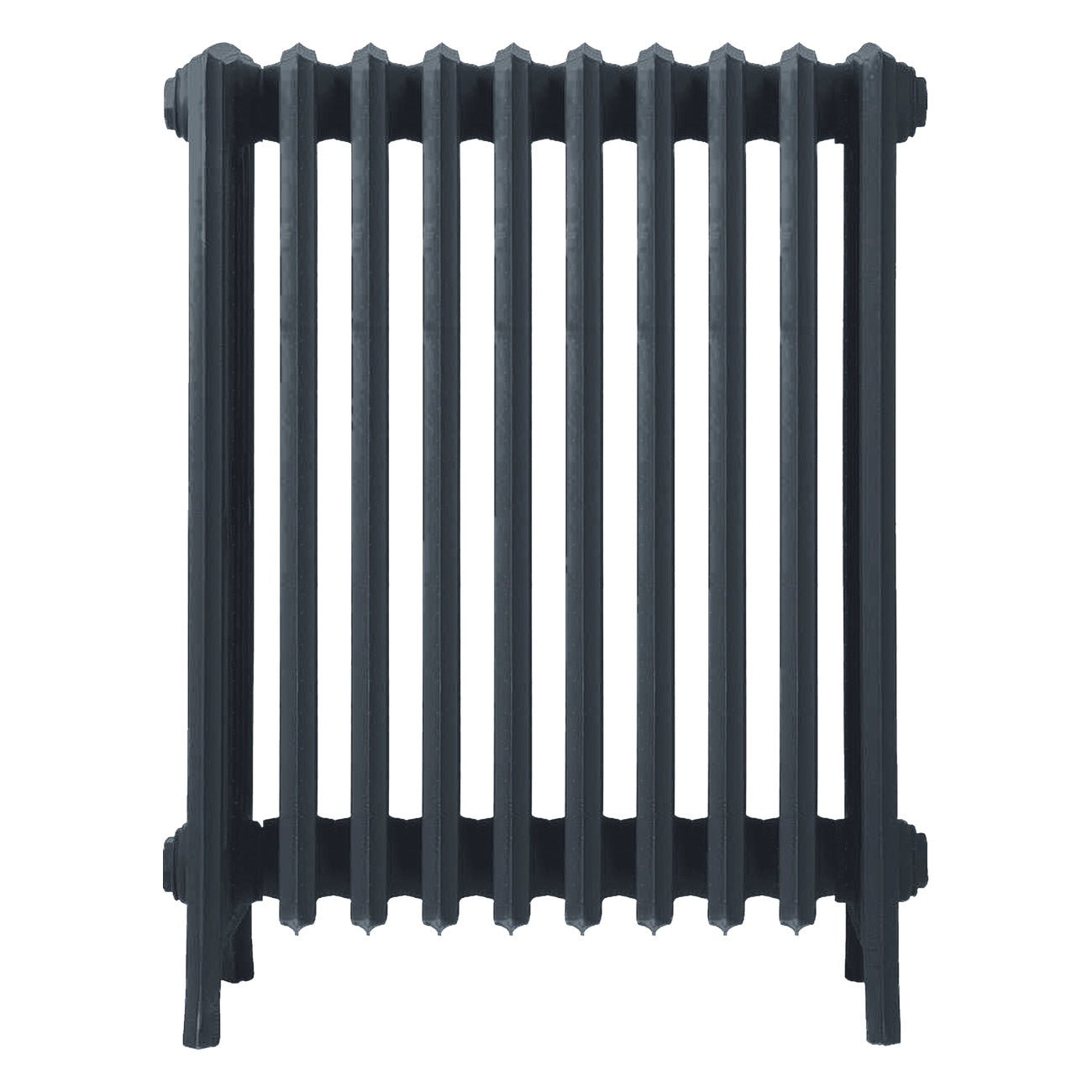 Grace - Pencil Grey Cast Iron Column Radiator H750mm x W635mm 6 Column - Floor Standing