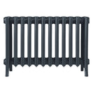 Grace - Pencil Grey Cast Iron Column Radiator H500mm x W756mm 6 Column - Floor Standing