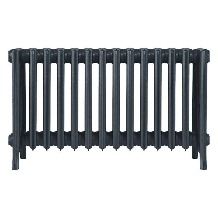 Grace - Pencil Grey Cast Iron Column Radiator H500mm x W877mm 6 Column - Floor Standing