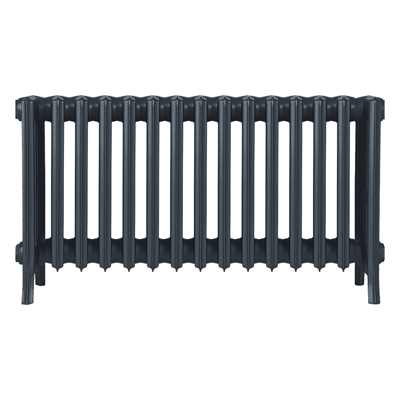 Grace - Pencil Grey Cast Iron Column Radiator H500mm x W938mm 6 Column - Floor Standing
