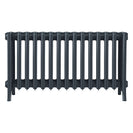 Grace - Pencil Grey Cast Iron Column Radiator H500mm x W938mm 6 Column - Floor Standing