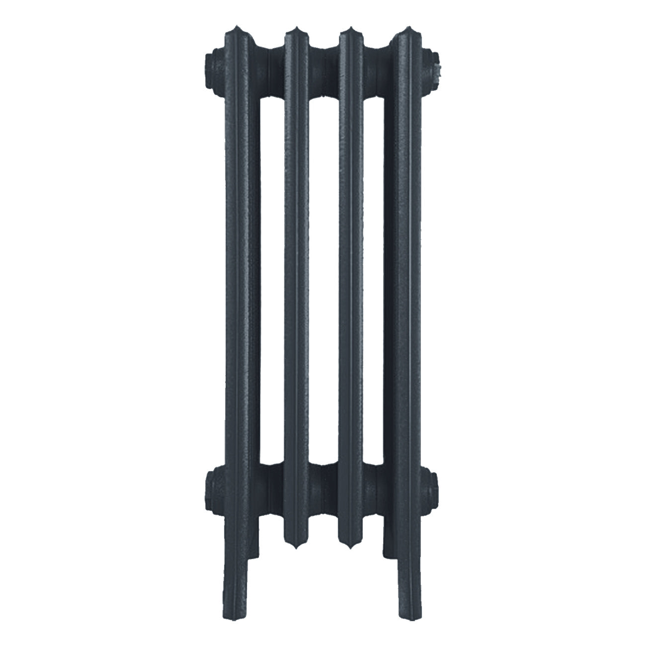 Grace - Pencil Grey Cast Iron Column Radiator H650mm x W272mm 6 Column - Floor Standing