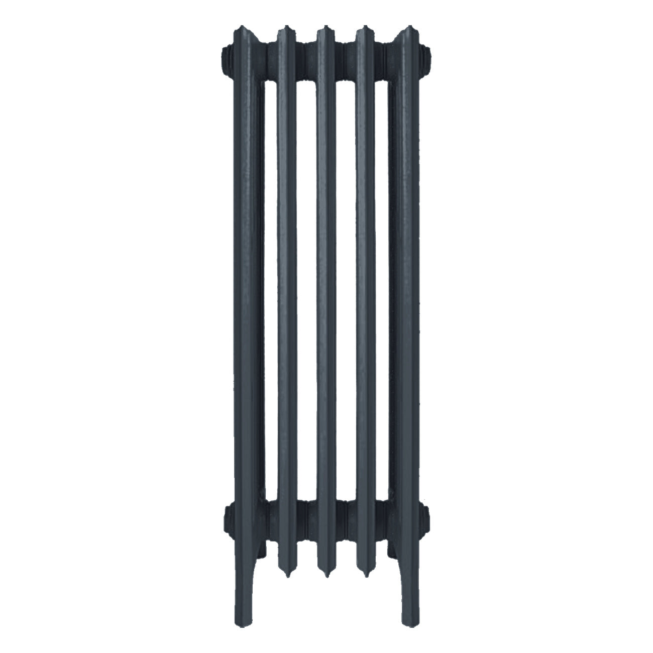 Grace - Pencil Grey Cast Iron Column Radiator H950mm x W333mm 6 Column - Floor Standing