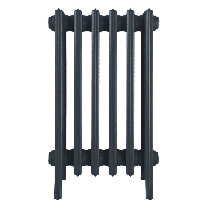 Grace - Pencil Grey Cast Iron Column Radiator H650mm x W393mm 6 Column - Floor Standing