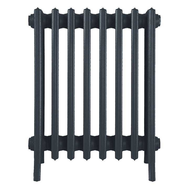 Grace - Pencil Grey Cast Iron Column Radiator H650mm x W514mm 6 Column - Floor Standing