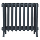 Grace - Pencil Grey Cast Iron Column Radiator H500mm x W575mm 6 Column - Floor Standing