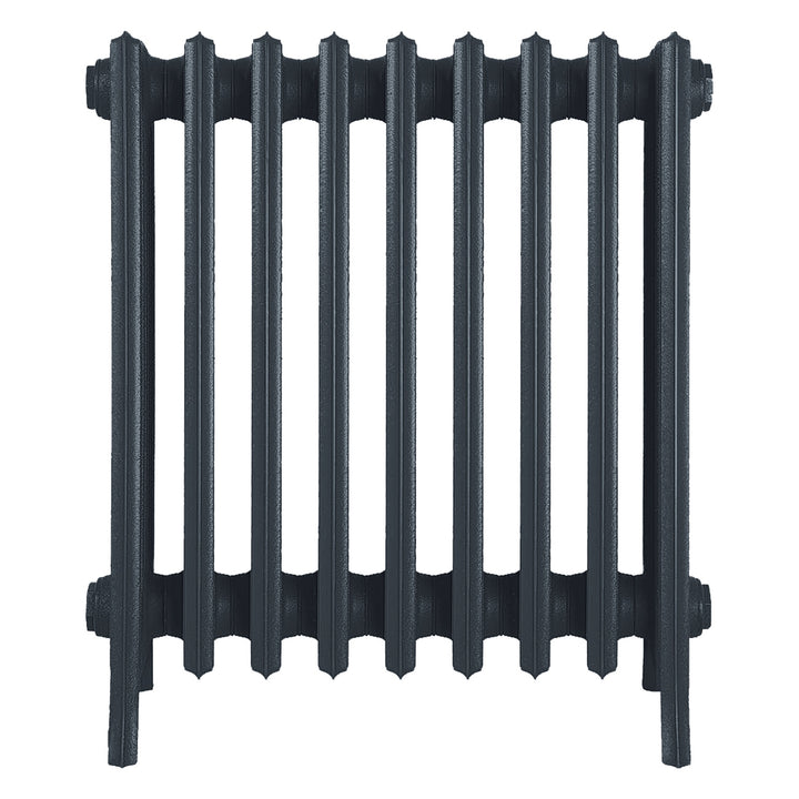 Grace - Pencil Grey Cast Iron Column Radiator H650mm x W575mm 6 Column - Floor Standing