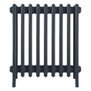 Grace - Pencil Grey Cast Iron Column Radiator H650mm x W575mm 6 Column - Floor Standing