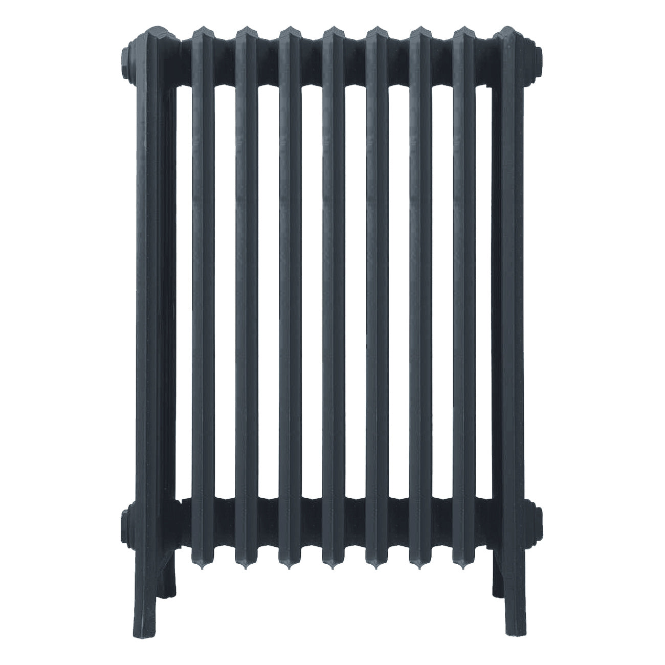Grace - Pencil Grey Cast Iron Column Radiator H750mm x W575mm 6 Column - Floor Standing