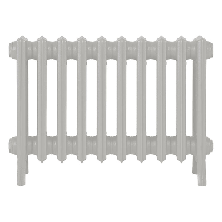 Grace - Pebble Grey Cast Iron Column Radiator H450mm x W635mm 4 Column - Wall Hung