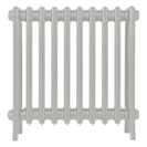 Grace - Pebble Grey Cast Iron Column Radiator H650mm x W635mm 4 Column - Floor Standing