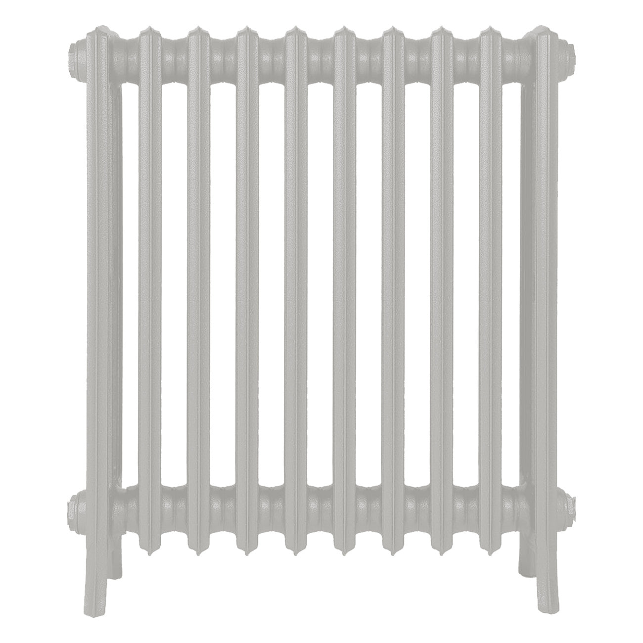 Grace - Pebble Grey Cast Iron Column Radiator H700mm x W635mm 4 Column - Wall Hung