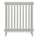Grace - Pebble Grey Cast Iron Column Radiator H700mm x W635mm 4 Column - Wall Hung